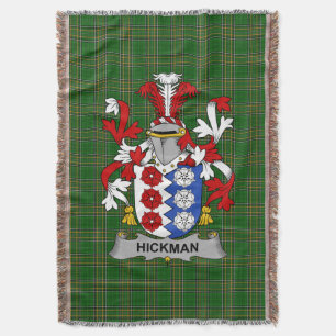 Cobertor Irish Hickman, Casaco do Serviço Familiar de Armas
