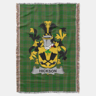 Cobertor Irish Hickson Casaco do Serviço Familiar de Armas 