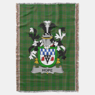 Cobertor Irish Hope Casaco do Serviço Familiar de Armas Irl