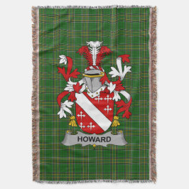 Cobertor Irish Howard Casaco do Armamentos Family Crest Irl