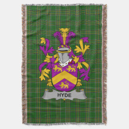 Cobertor Irish Hyde Casaco do Armamentos Family Crest Irlan