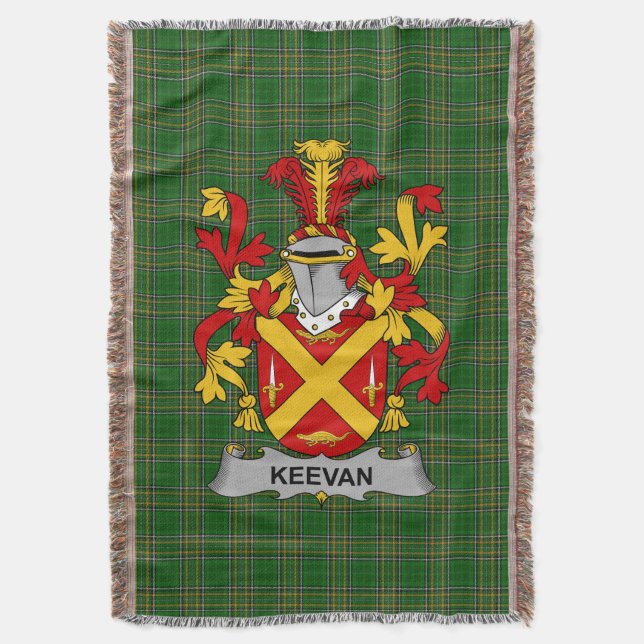Cobertor Irish Keevan ou O_Kevane, Casaco de armamento para (Frente Vertical)