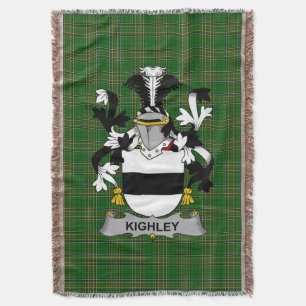 Cobertor Irish Kighley Casaco do Serviço Familiar de Armas 