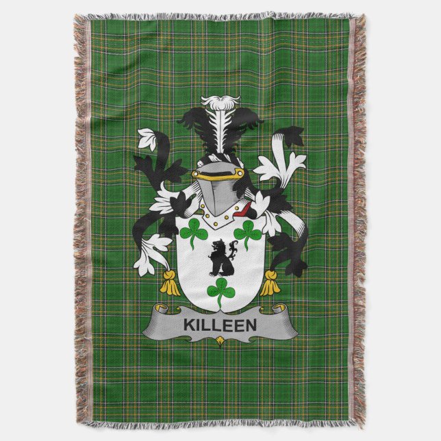 Cobertor Irish Killeen ou O_Killeen Casaco da Família de Ar (Frente Vertical)