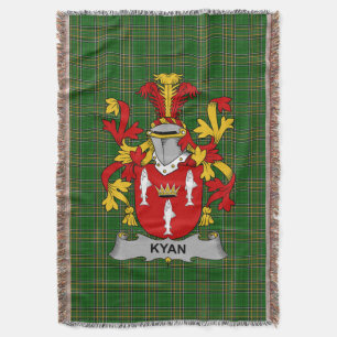 Cobertor Irish Kyan ou O_Kyan Casaco da Guarda Familiar de 