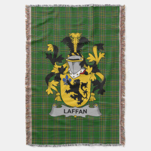 Cobertor Irish Laffan Casaco do Serviço Familiar de Armas I