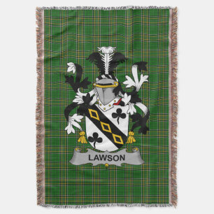 Cobertor Irish Lawson Casaco do Armamentos Family Crest Irl
