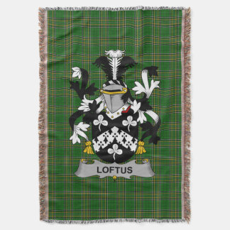 Cobertor Irish Loftus Casaco do Serviço Familiar de Armas I
