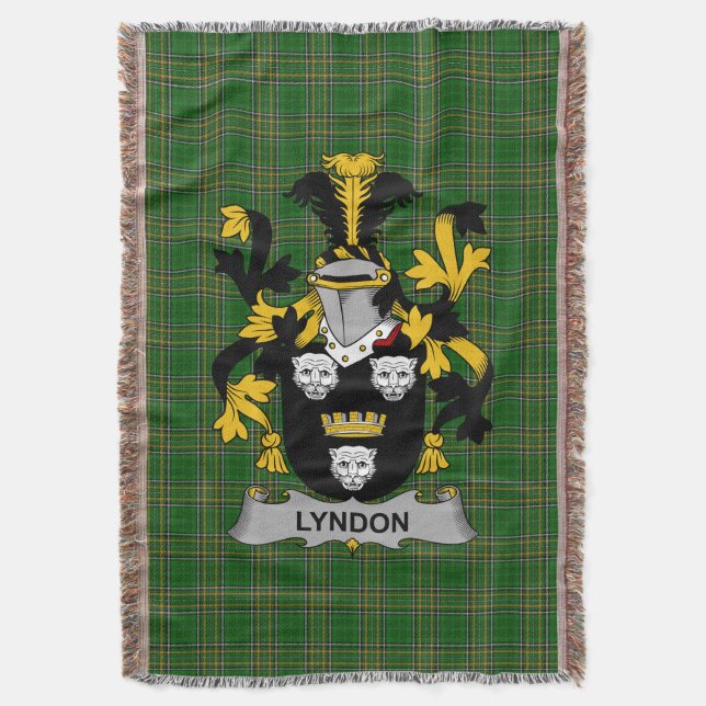 Cobertor Irish Lyndon ou Gindon Casaco da Guarda Familiar d (Frente Vertical)