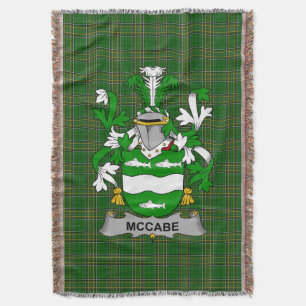 Cobertor Irish McCabe, Casaco do Serviço Familiar de Armas 