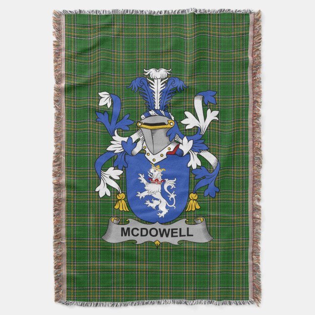 Cobertor Irish McDowell, Casaco do Serviço Familiar de Arma (Frente Vertical)