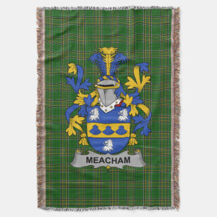 Cobertor Irish Meacham Casaco do Serviço Familiar de Armas 