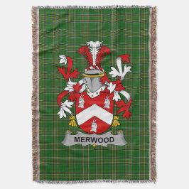 Cobertor Irish Merwood Casaco do Serviço Familiar de Armas
