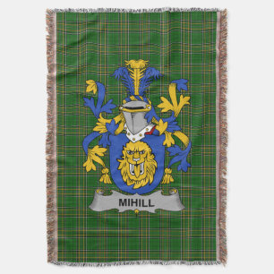 Cobertor Irish Mihill Casaco do Serviço Familiar de Armas I