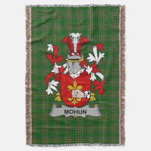 Cobertor Irish Mohun ou Mohan Casaco da Guarda Familiar de 