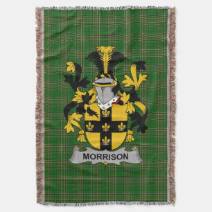 Cobertor Irish Morrison Casaco do Serviço Familiar de Armas