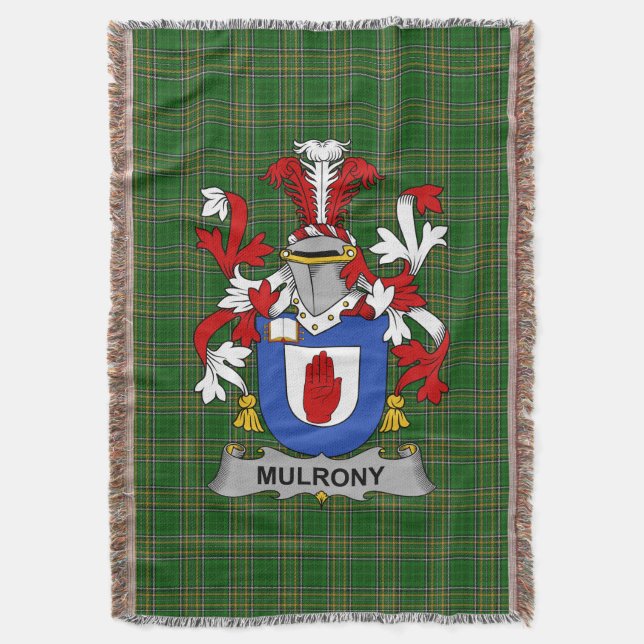 Cobertor Irish Mulrony ou O_Mulroney Casaco da Família de A (Frente Vertical)