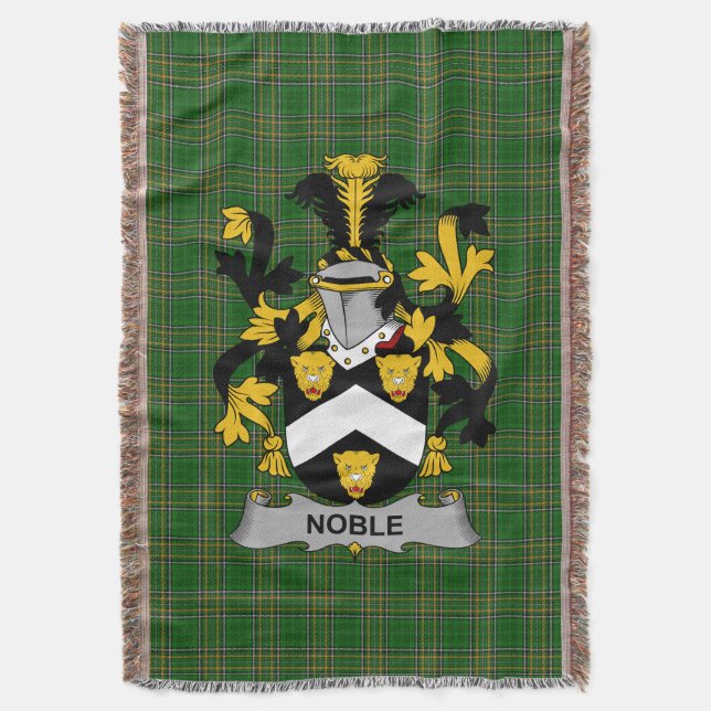 Cobertor Irish Noble Casaco of Arms Family Crest Irlanda (Frente Vertical)