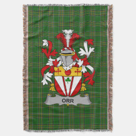 Cobertor Irish OrCasaco de Arms Family Crest Irlanda