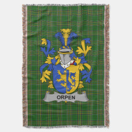 Cobertor Irish Orpen Casaco de Armamento Family Crest Irlan