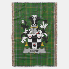 Cobertor Irish Orpie Casaco de Armamento Family Crest Irlan