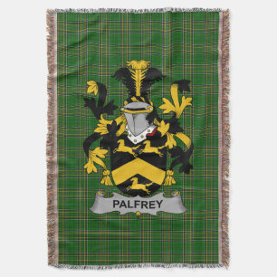 Cobertor Irish Palfrey Casaco do Serviço Familiar de Armas 