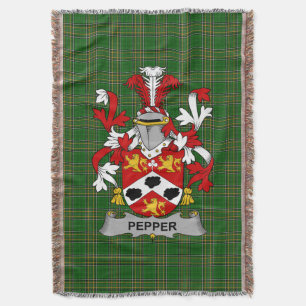 Cobertor Irish Pepper Casaco do Serviço Familiar de Armas I