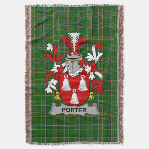 Cobertor Irish Porter Casaco do Serviço Familiar de Armas I