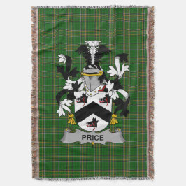 Cobertor Irish Price Casaco do Armamentos Family Crest Irla
