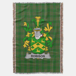 Cobertor Irish Robison ou Robinson Casaco do Centro Familia