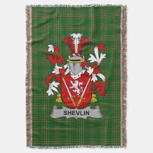 Cobertor Irish Shevlin Casaco do Serviço Familiar de Armas 