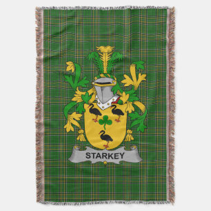 Cobertor Irish Starkey Casaco do Serviço Familiar de Armas 