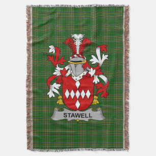 Cobertor Irish Stawell Casaco do Serviço Familiar de Armas 