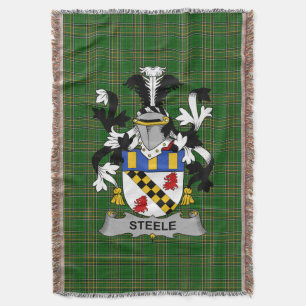 Cobertor Irish Steele Casaco do Serviço Familiar de Armas I