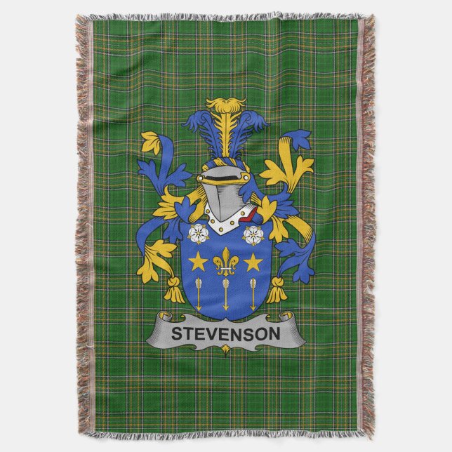 Cobertor Irish Stevenson Casaco do Serviço Familiar de Arma (Frente Vertical)
