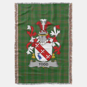 Cobertor Irish Todd ou Tod Casaco da Guarda Familiar de Arm