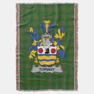 Cobertor Irish Torway Casaco do Serviço Familiar de Armas I
