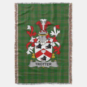 Cobertor Irish Trotter Casaco do Serviço Familiar de Armas 