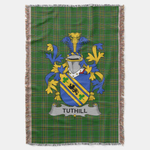 Cobertor Irish Tuthill Casaco do Serviço Familiar de Armas
