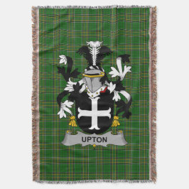 Cobertor Irish Upton Casaco do Armamento Family Crest Irlan