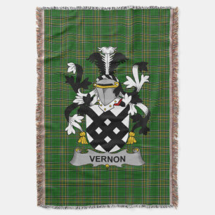 Cobertor Irish Vernon Casaco do Serviço Familiar de Armas I