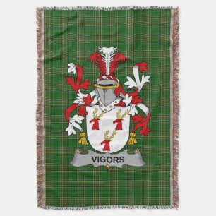 Cobertor Irish Vigors Casaco do Serviço Familiar de Armas I