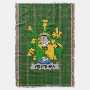 Cobertor Irish Westenra Casaco do Serviço Familiar de Armas
