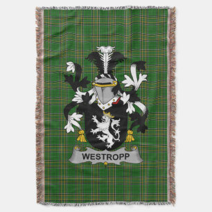 Cobertor Irish Westropp Casaco do Serviço Familiar de Armas