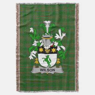 Cobertor Irish Wilson Casaco do Serviço Familiar de Armas I