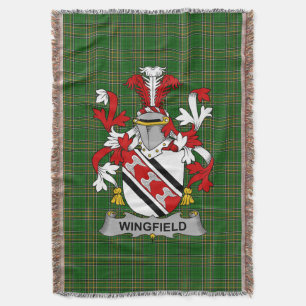 Cobertor Irish Wingfield Casaco da Proteção da Família de A