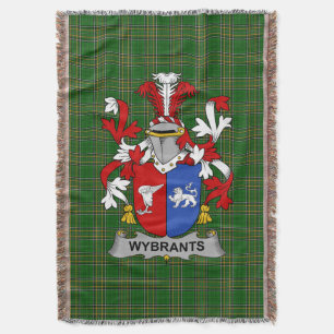 Cobertor Irish Wybrants Casaco do Serviço Familiar de Armas