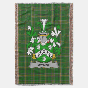 Cobertor Irish Wynne Casaco do Serviço Familiar de Armas Ir