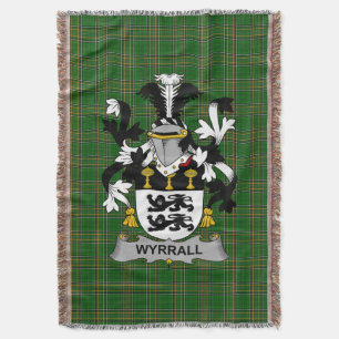 Cobertor Irish Wyrall Casaco do Serviço Familiar de Armas I