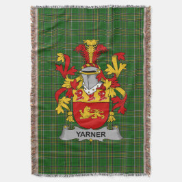 Cobertor Irish Yarner Casaco do Serviço Familiar de Armas I